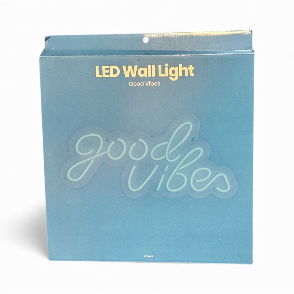 LED WALL LIGHT "Good Vibes"